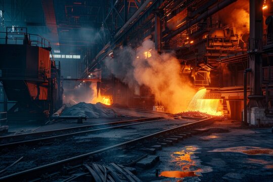 Direct reduced iron plant for destock in steel