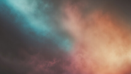 Fototapeta premium Vivid, colorful smoke blending deep blue and fiery red tones, ideal for dramatic, abstract, or energetic projects