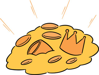 Illustration of treasure