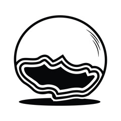 Coconut Fruit Line Art Illustration Icon
