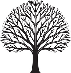 Obraz premium Tree silhouette