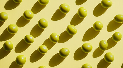 "Fresh Green Olives in Different Views".