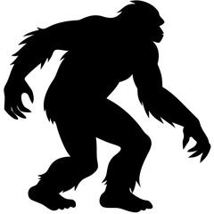 Bigfoot silhouette