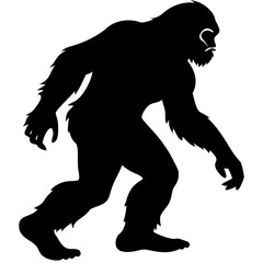 Bigfoot silhouette