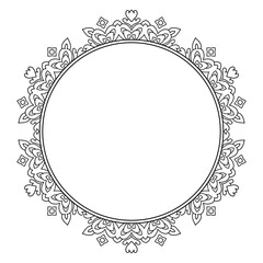 Vintage ornamental frame and border design.