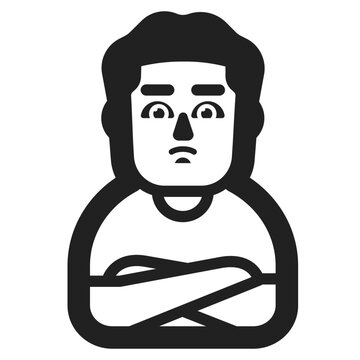 Angry Face with Crossed Arms
