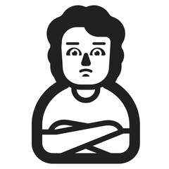 Person with Crossed Arms Emoji