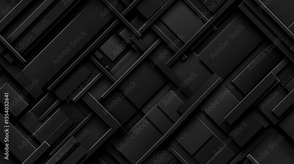 Poster seamless dark geometric grid background with a modern abstract texture.