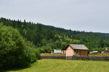 house in the mountains