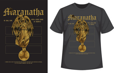 Christian bible verse t shirt design illustration vector