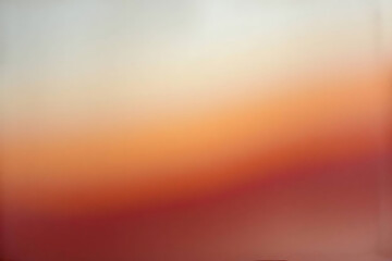 Soft Gradient Sunset Sky: Blurred Horizon with Smooth Transition from Warm Orange to Cool Pink, Ideal for Backgrounds,