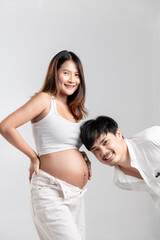 xcited Expecting Parents  Joyful Pregnancy Moment