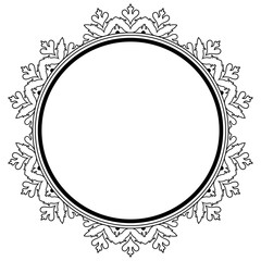 Vintage ornamental frame and border design.