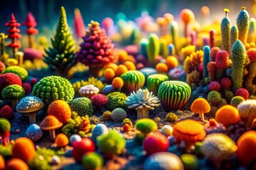 Whimsical Miniature Forest Landscape