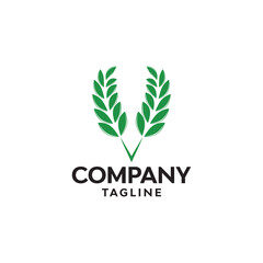 Modern agriculture logo design, professional agro farm logo creation