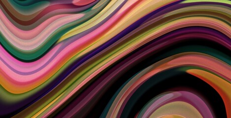 Obraz premium curve abstract wave background line gradient colorfull wallpaper web banner swirl curved lines marmer marble with noise grainy