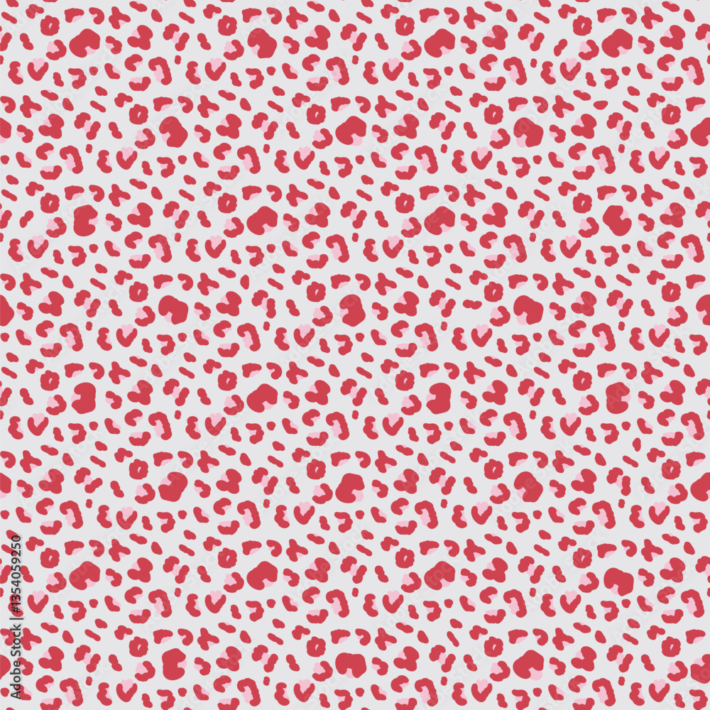Poster abstract camouflage seamless pattern. bold color leopard or ocelot print allover background. jaguar 
