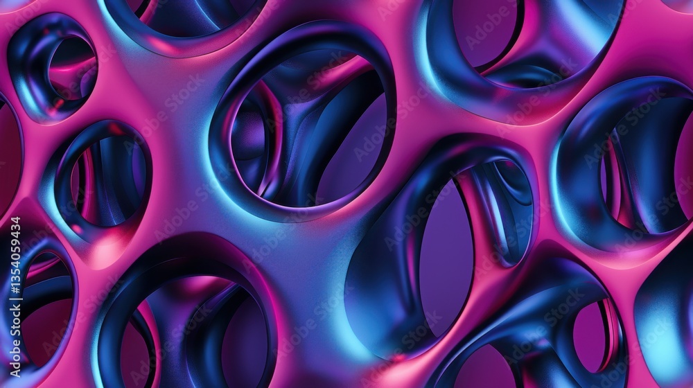 Poster seamless futuristic 3d background with geometric depth and modern abstract design.