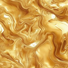 Fluid gold swirl pattern with luxurious metallic texture and dynamic abstract design