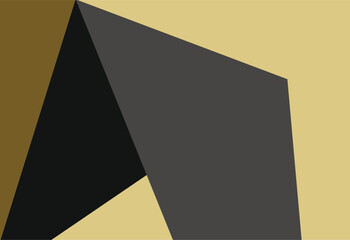 Fototapeta premium abstract background with geometrical shapes in black and gold colors