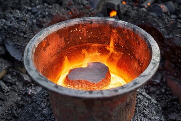 Direct reduced iron plant for destock in steel