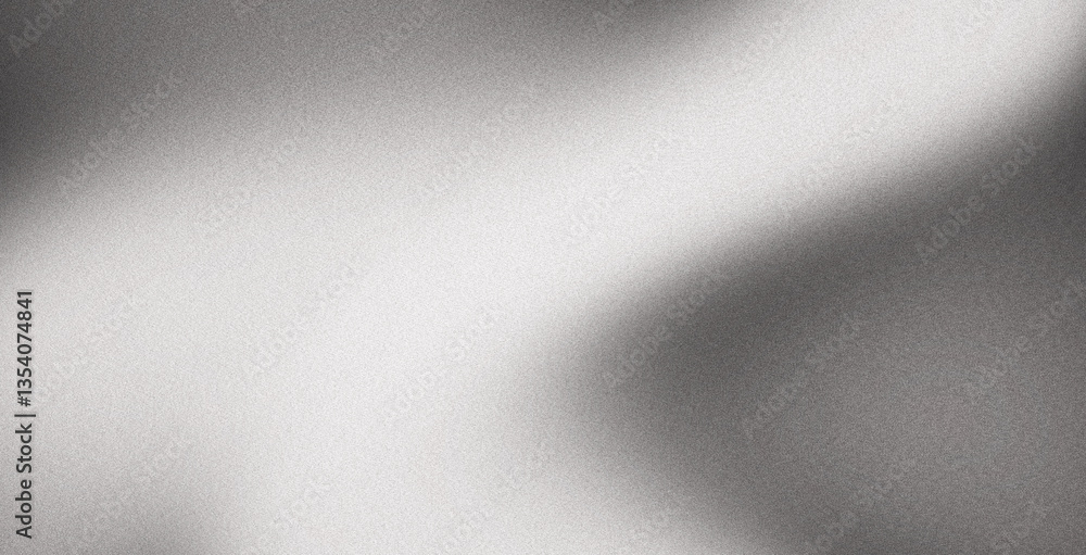 Wall mural white gray smooth grainy gradient background with a noise texture ideal for website header poster ba