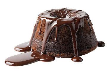Chocolate Bundt Cake with Rich Ganache Dripping Down Sides