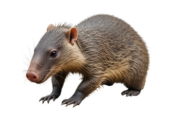 Fototapeta premium Close-up of a Quirky and Cute Animal with Spiky Fur and Small Ears