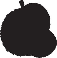 jackfruit image black picture vector