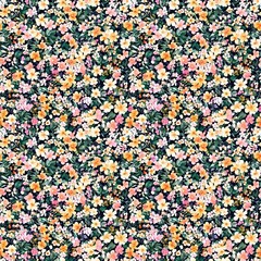 seamless floral pattern colorful elegant background