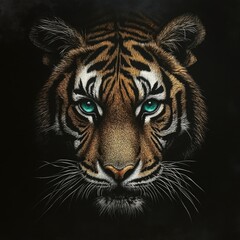 Close-up of a Tiger's Face
