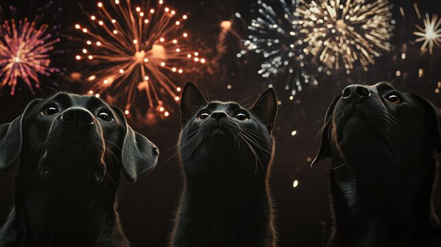 1. **Fireworks Stressing Pets: New Year Fear for Dogs and Cats**