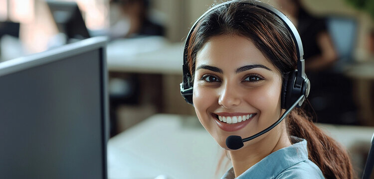 smiling customer service representative, Agent, Asian women, Portrait, Company representator, potrait of hard working beautiful girl, young lady
