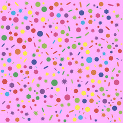 Geometric pattern 6 for wrapper design, packaging or textile printing. Vector illustration