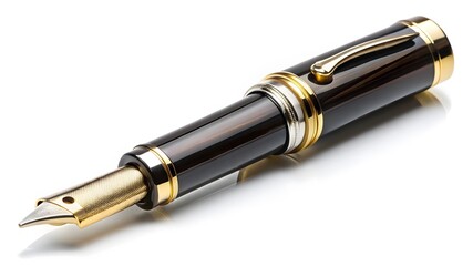 Fototapeta premium Black and Gold Fountain Pen