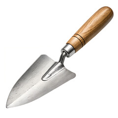 Trowel on transparent background