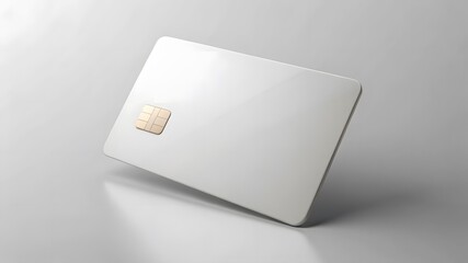 Blank White Credit Card Mockup