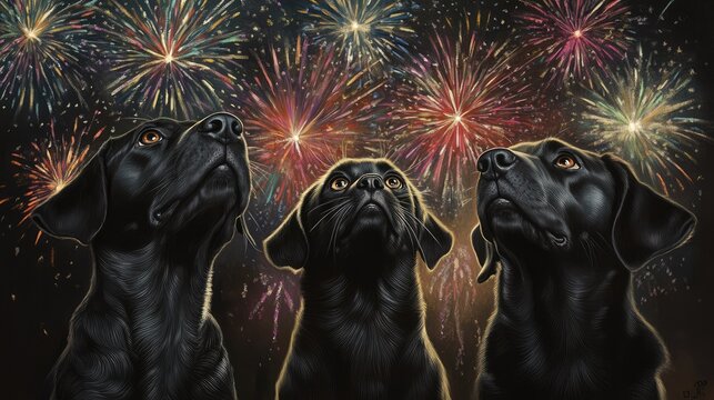 1. **Fireworks Stressing Pets: New Year Fear for Dogs and Cats**