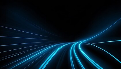 Blue streaks, night city, speed, motion blur, background lights, website banner,acceleration, blur, dynamic, fast, flow, futuristic, graphic,8