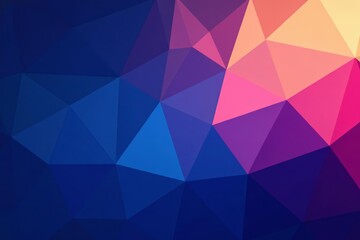 Obraz premium Abstract background with triangle shapes in blue tones, graphic, shapes, triangle