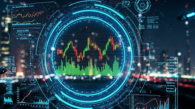 Stock ticker Financial trading Investment display screen
25031661