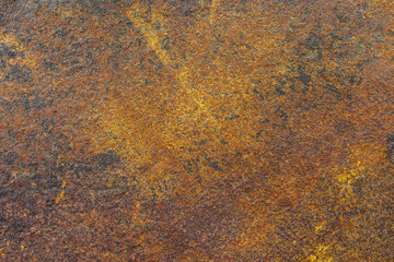 Dark rusty metal texture. Vintage background