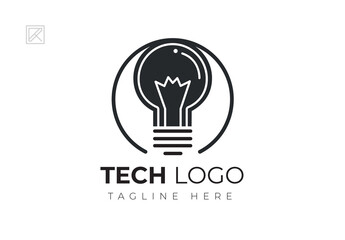 Tech Light Logo Design