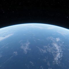 Fototapeta premium A scenic high angle perspective of our beautiful planet earth