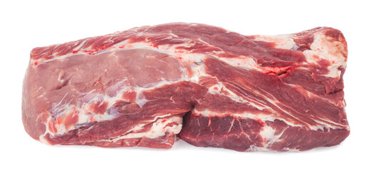 Meat isolated on white background.