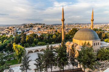 Naklejka premium Mevlid Halil mosque in Sanliurfa, Turkey