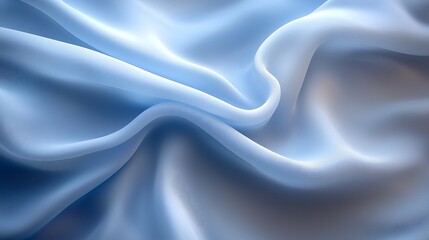 Obraz premium Soft Blue Fabric Texture Background