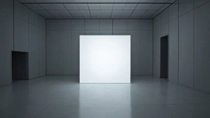 A room featuring an open door leading to unknown possibilities and creating a sense of depth and space