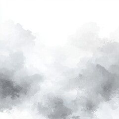 Subtle white and gray watercolor background canvas with a soft wash ideal for artistic and creative designs