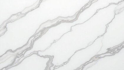 Fototapeta premium Close-up shot of elegant white marble texture with intricate veining, background, luxurious, natural